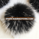 Top quality fur ball for hat raccoon fur ball hand made