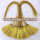 Highly popular good quality glitter golden metallic tassel